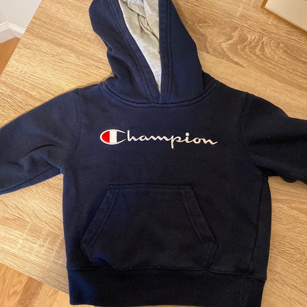 Little boys dark blue sweater